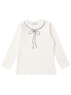 T-shirt in jersey di misto cotone con stampa