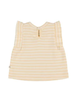 T-shirt in jersey di misto cotone a righe