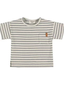 T-shirt in misto cotone a righe