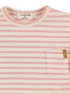 T-shirt in misto cotone a righe