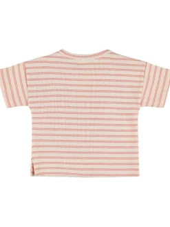 T-shirt in misto cotone a righe