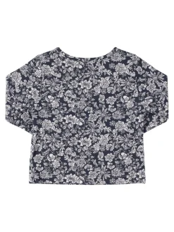 T-shirt in misto cotone con stampa leopardata