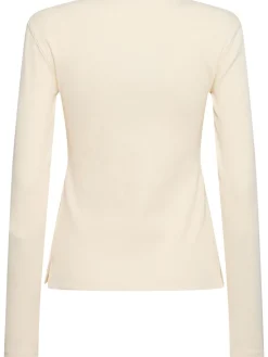 T-shirt tennis in cotone a costine
