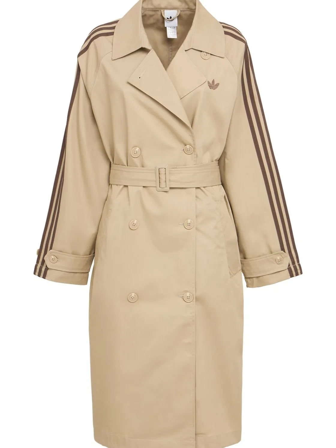 Twill trench coat