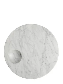 Vassoio Ellipse in marmo di Carrara