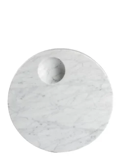 Vassoio Ellipse in marmo di Carrara