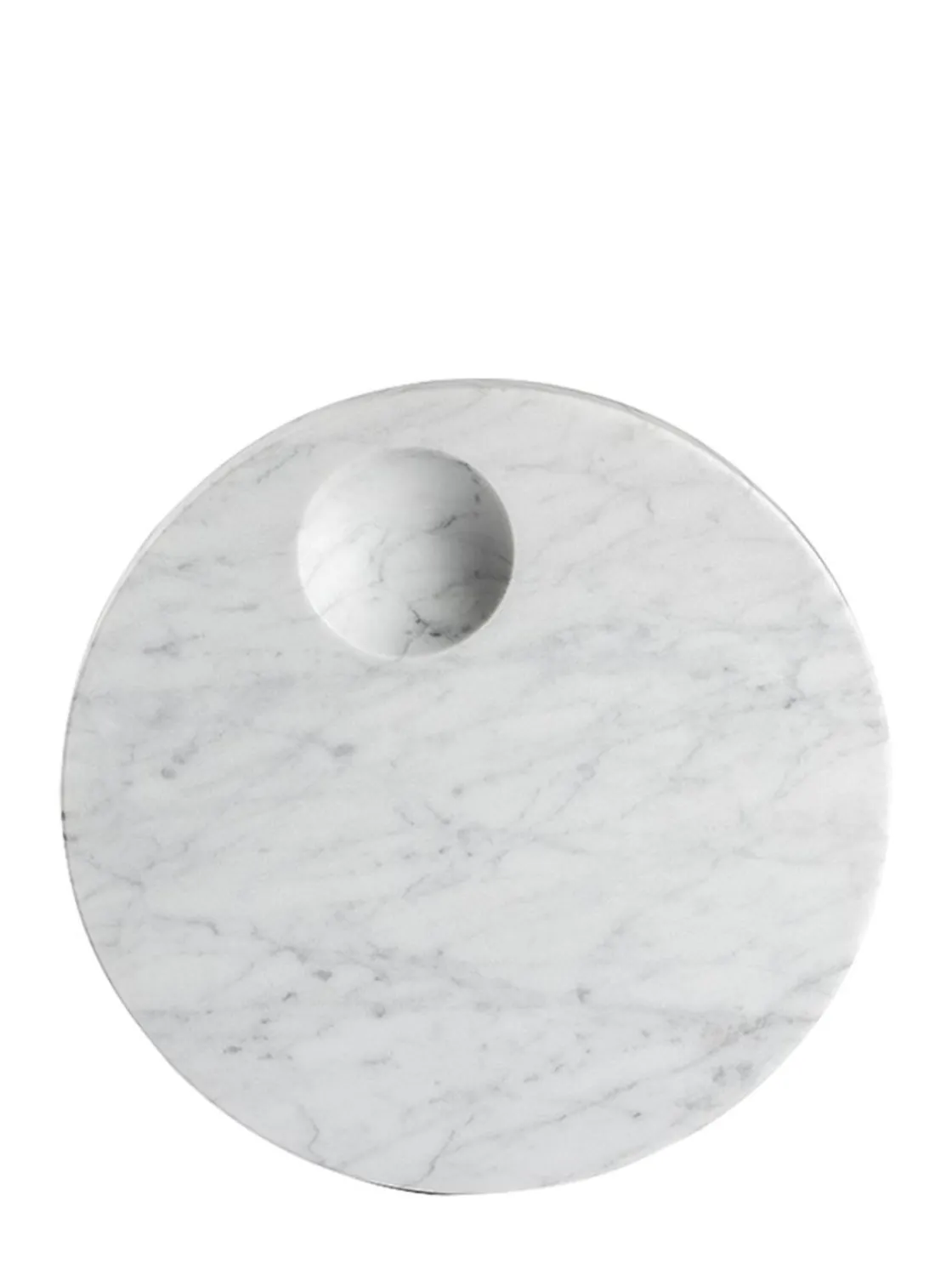 Vassoio Ellipse in marmo di Carrara