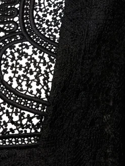 Vestito a maniche lunghe in pizzo