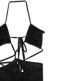 Vestito asimmetrico con cutout
