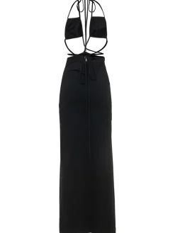 Vestito asimmetrico con cutout