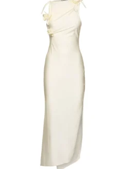Vestito asimmetrico in jersey stretch