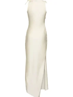 Vestito asimmetrico in jersey stretch