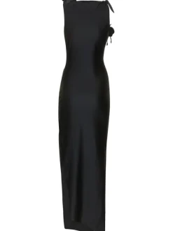 Vestito asimmetrico in jersey
