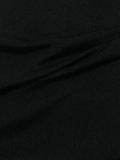 Vestito asimmetrico in maglia