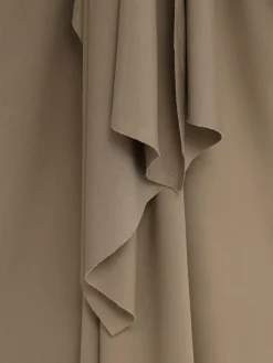 Vestito Bateau in jersey drappeggiato