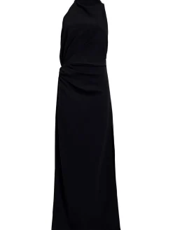 Vestito collo alto Devyn in crepe