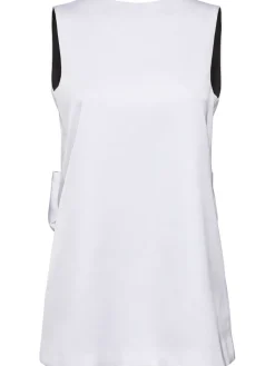 Vestito corto Kristen in raso con scollo sul retro