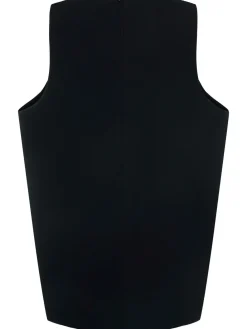 Vestito corto Nyona in crepe double face