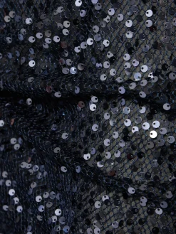 Vestito Eima con paillettes e schiena scoperta