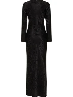 Vestito Freja in seta jacquard