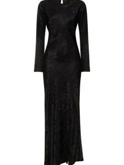 Vestito Freja in seta jacquard