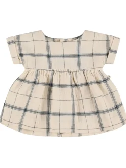 Vestito in cotone check