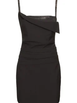 Vestito in crêpe con decorazioni