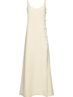 Vestito in crêpe con decorazioni