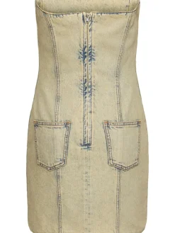 Vestito in denim di cotone