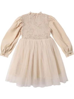 Vestito in misto lino