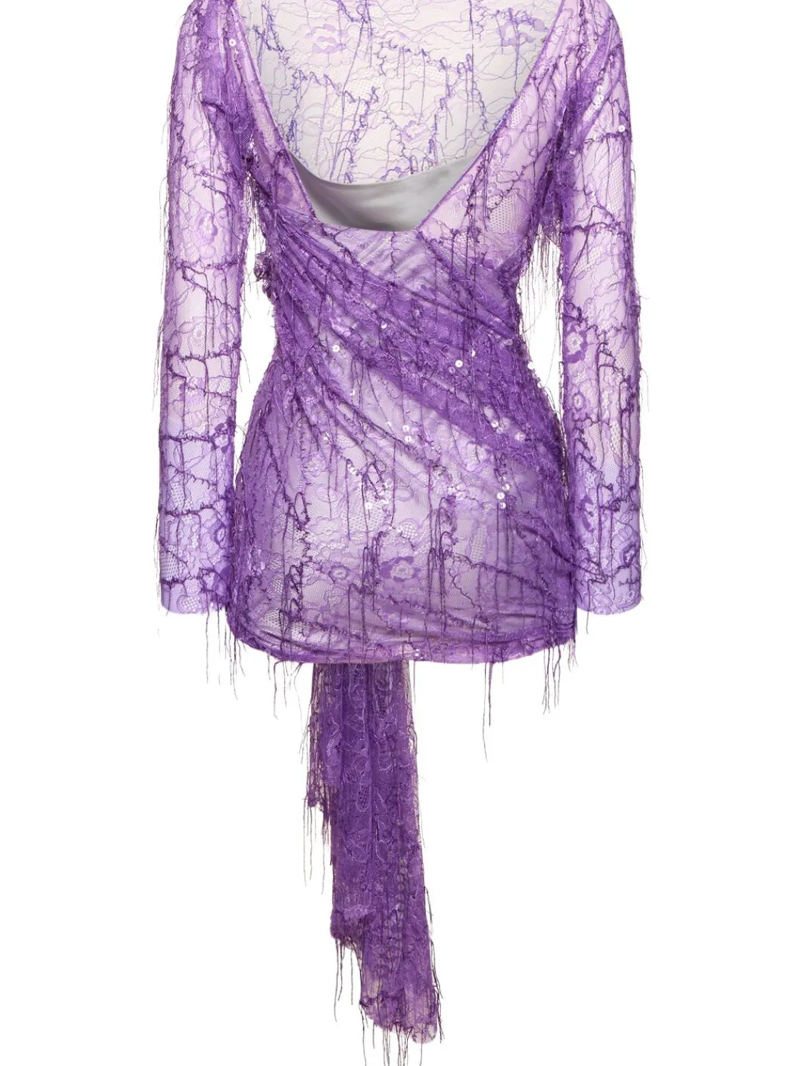 Vestito in pizzo con paillettes