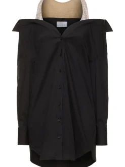 Vestito in popeline di cotone