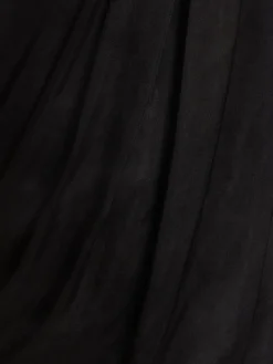 Vestito in raso di seta drappeggiato