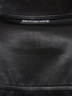 Vestito in raso di viscosa con giacca bolero