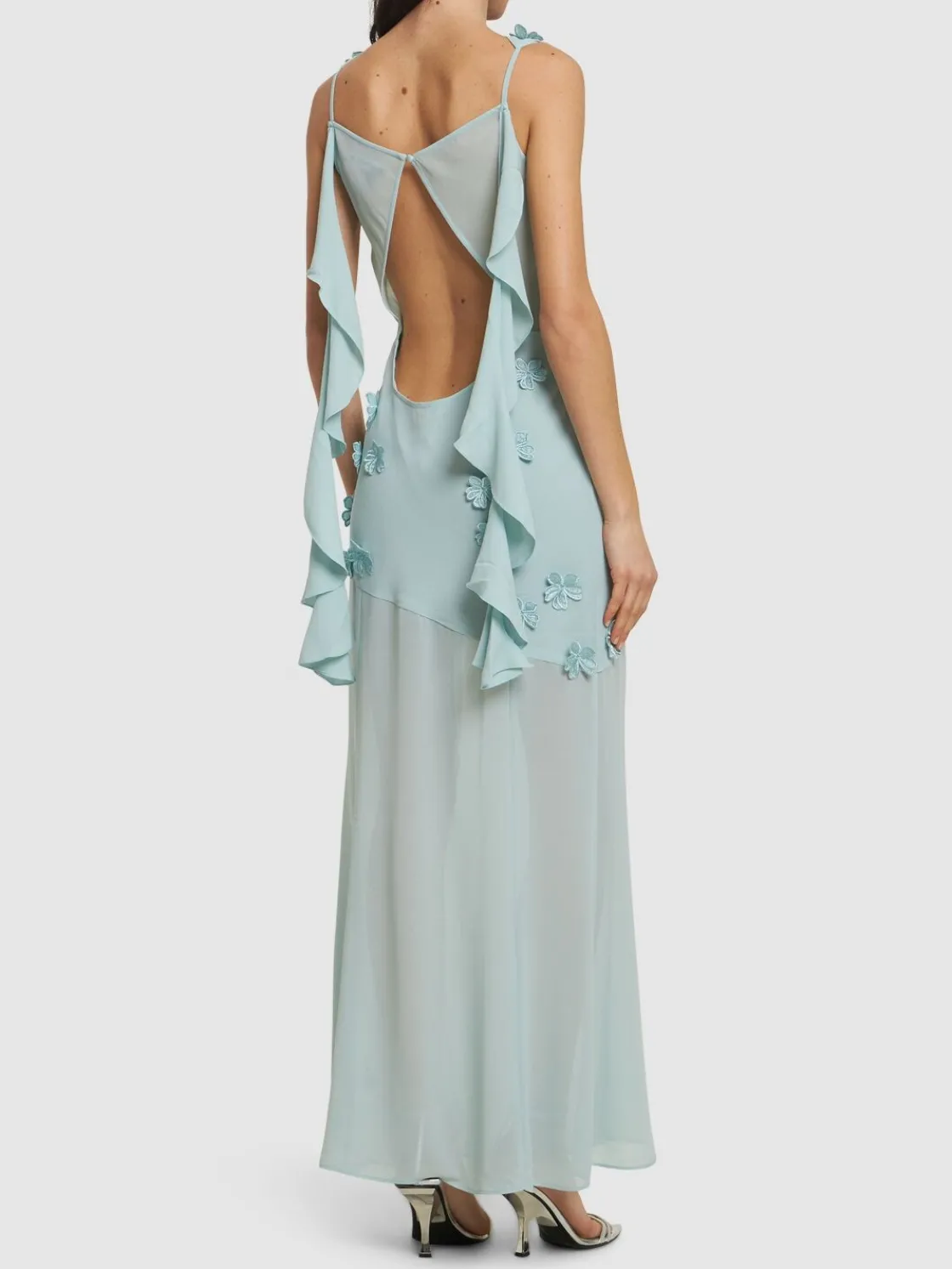 Vestito lungo Darly con fiori