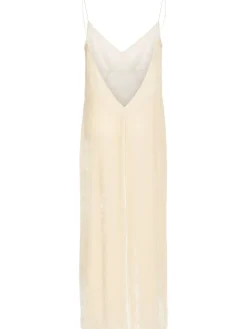 Vestito lungo in velluto morbido