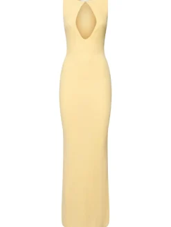 Vestito lungo LVR Exclusive in cashmere e seta