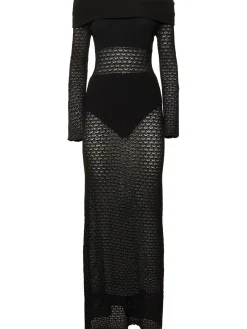 Vestito lungo Romy in maglia di viscosa