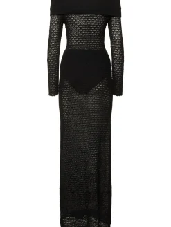 Vestito lungo Romy in maglia di viscosa