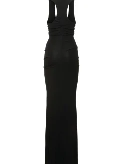 Vestito lungo Vivenda drappeggiato con cutout