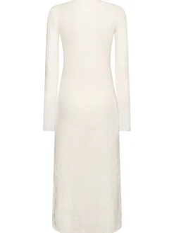 Vestito maxi in maglia di lana