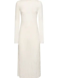 Vestito maxi in maglia di lana