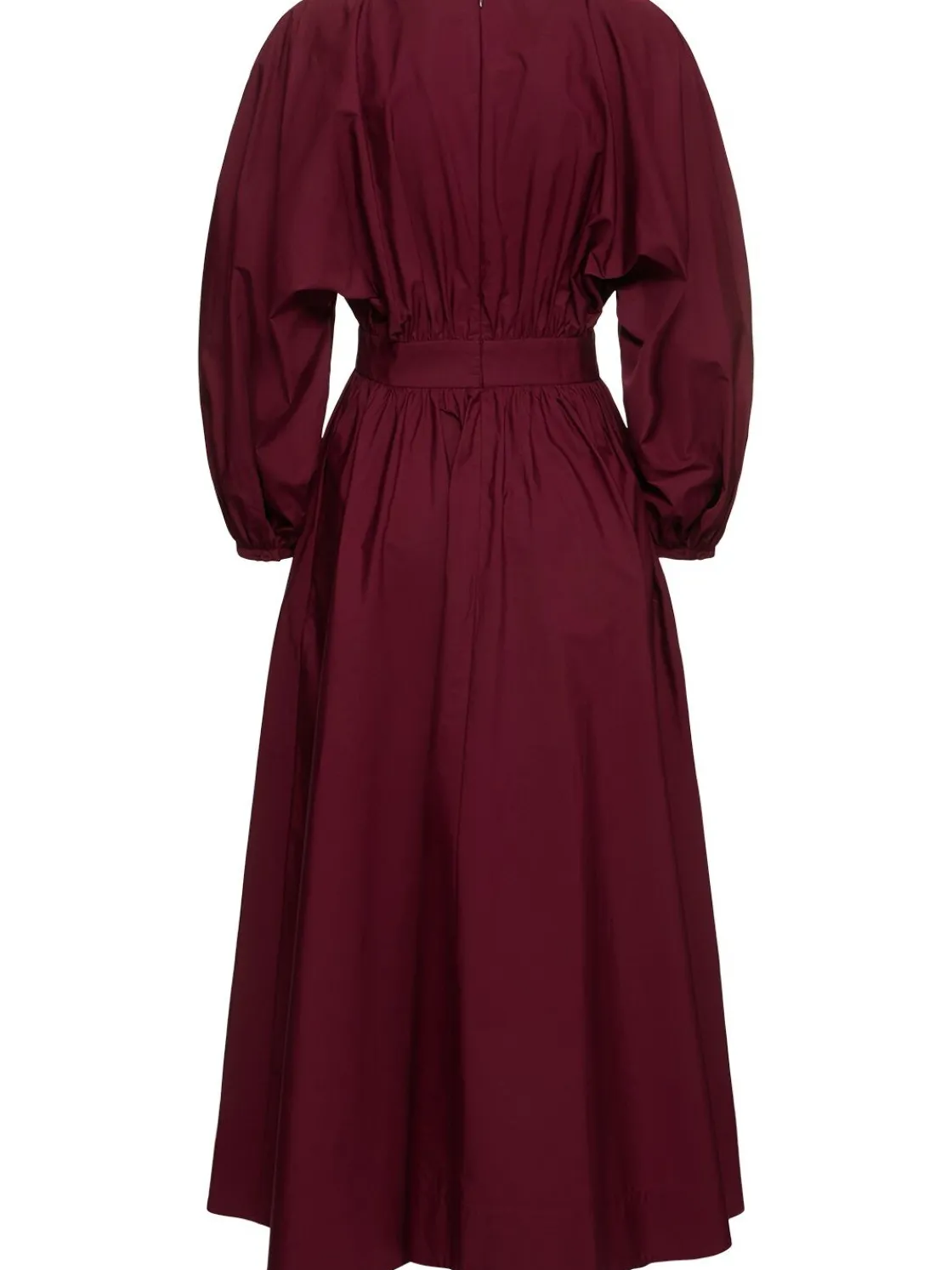 Vestito midi Ahmose in popeline di cotone