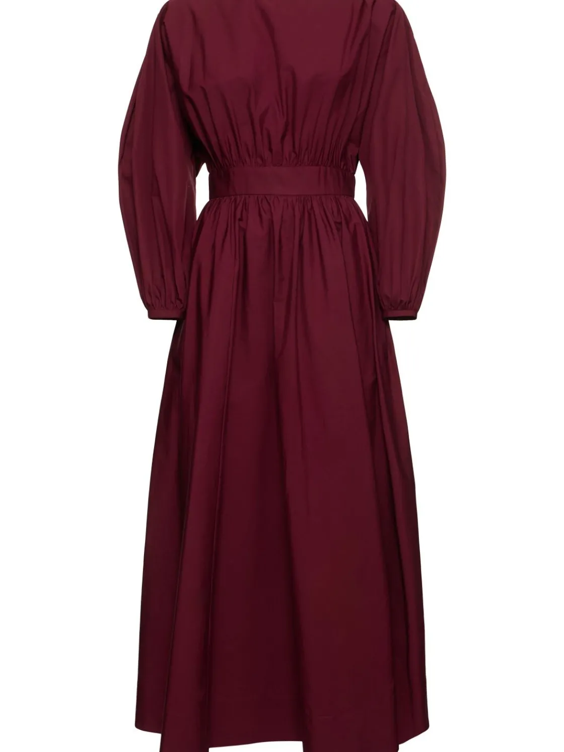 Vestito midi Ahmose in popeline di cotone