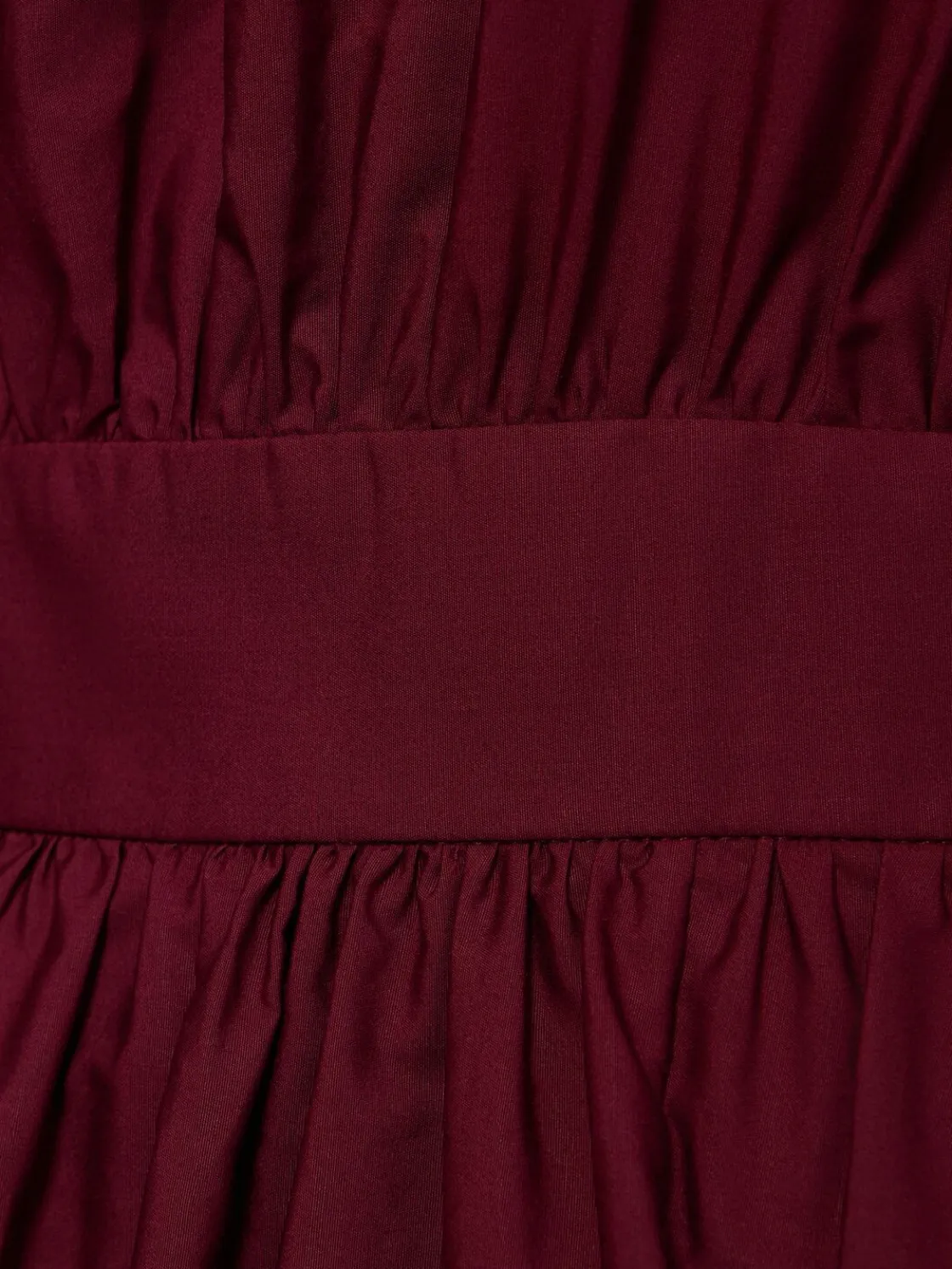 Vestito midi Ahmose in popeline di cotone