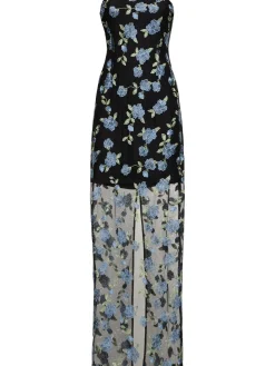 Vestito midi Albertina in mesh