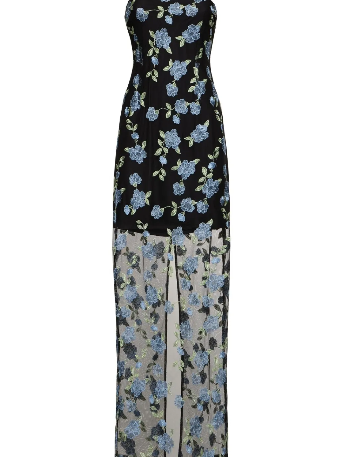 Vestito midi Albertina in mesh
