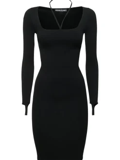 Vestito midi in jersey