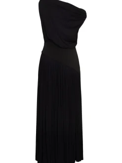 Vestito midi in jersey / spalle scoperte
