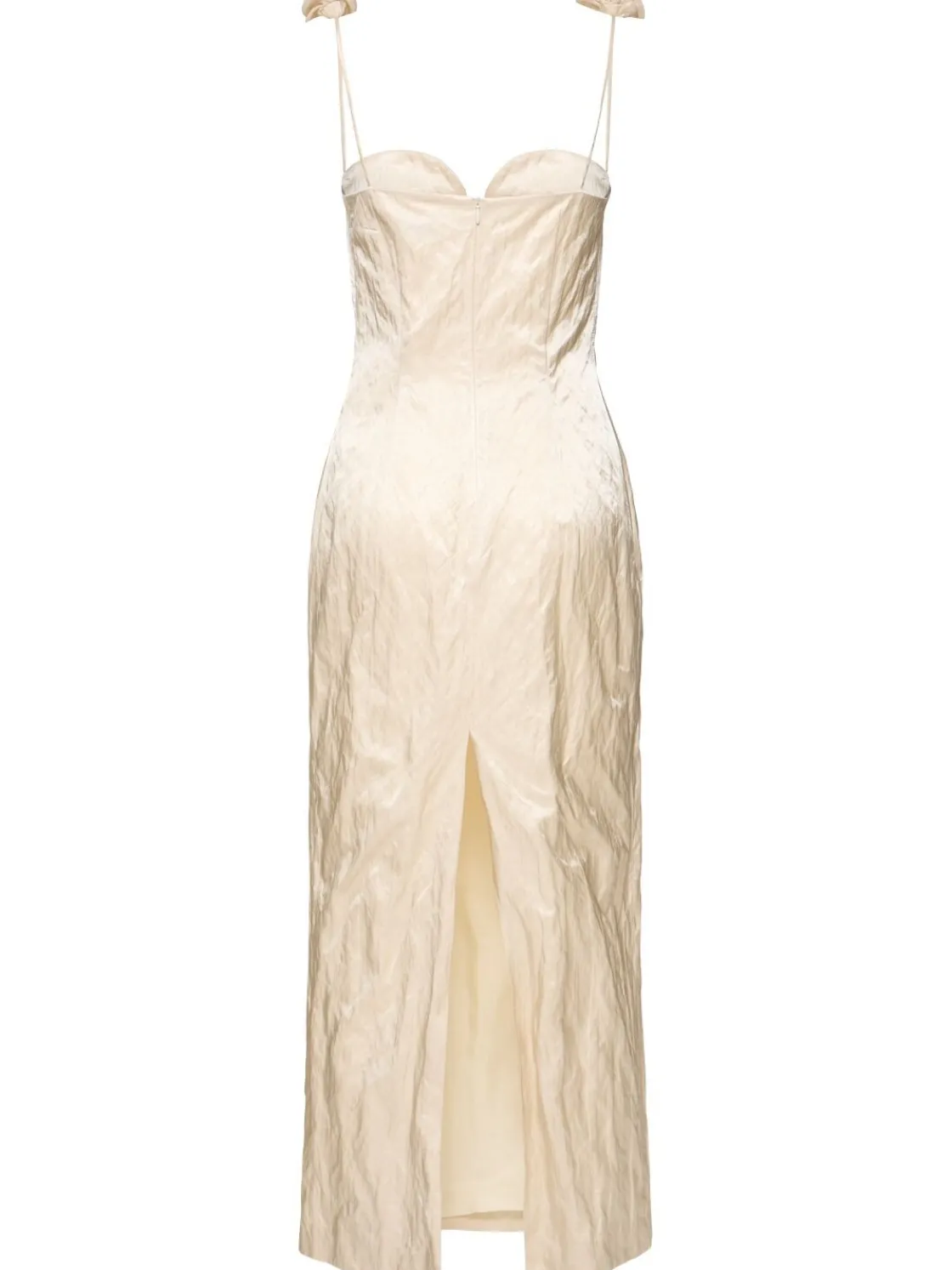 Vestito midi in misto cotone